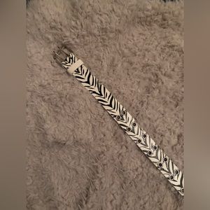 Zebra Print Belt